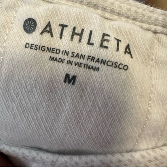 Athleta Farallon Printed Romper Spliced Magic Veil Grey Size Medium EUC - Picture 7 of 8